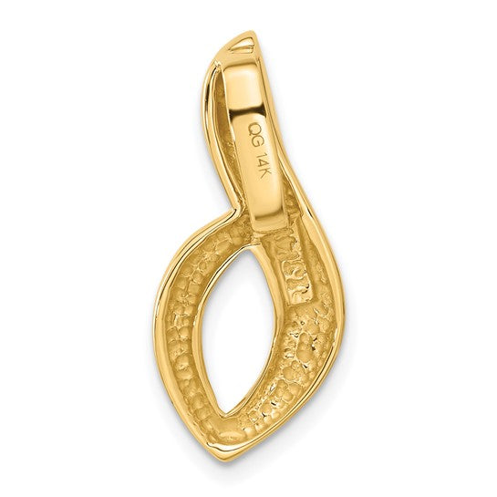14K Yellow Gold Free-Form Pendant | Joe Kassab Jewelers