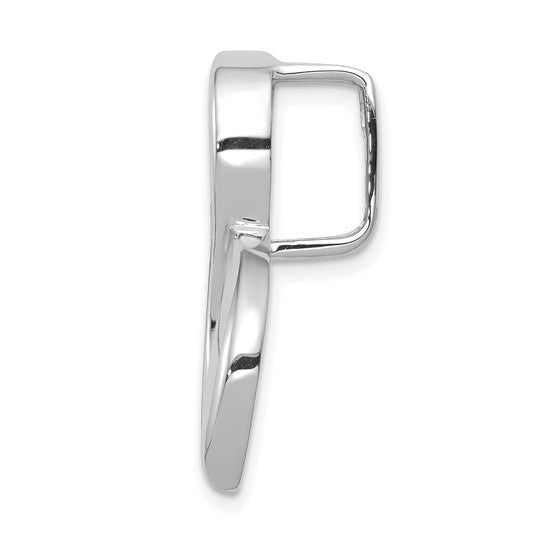 14K White Gold Free-Form Pendant | Joe Kassab Jewelers