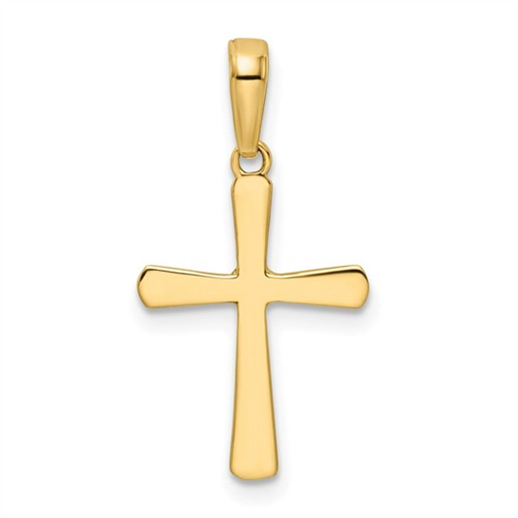 Modern Two Cross Pendant