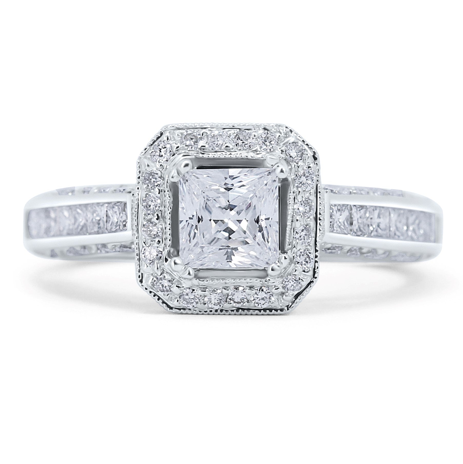 Square Vintage Engagement Ring