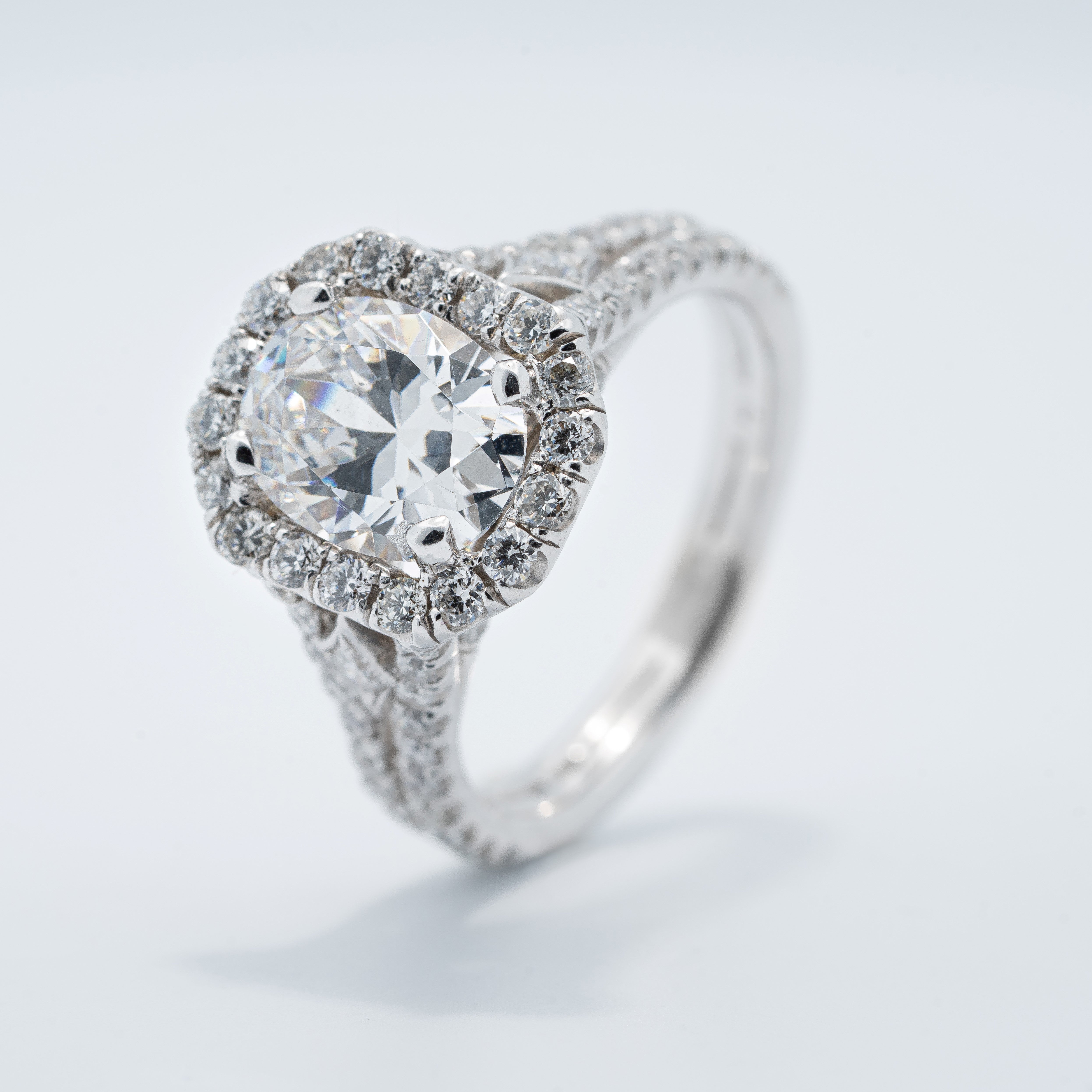 Halo Engagement Ring