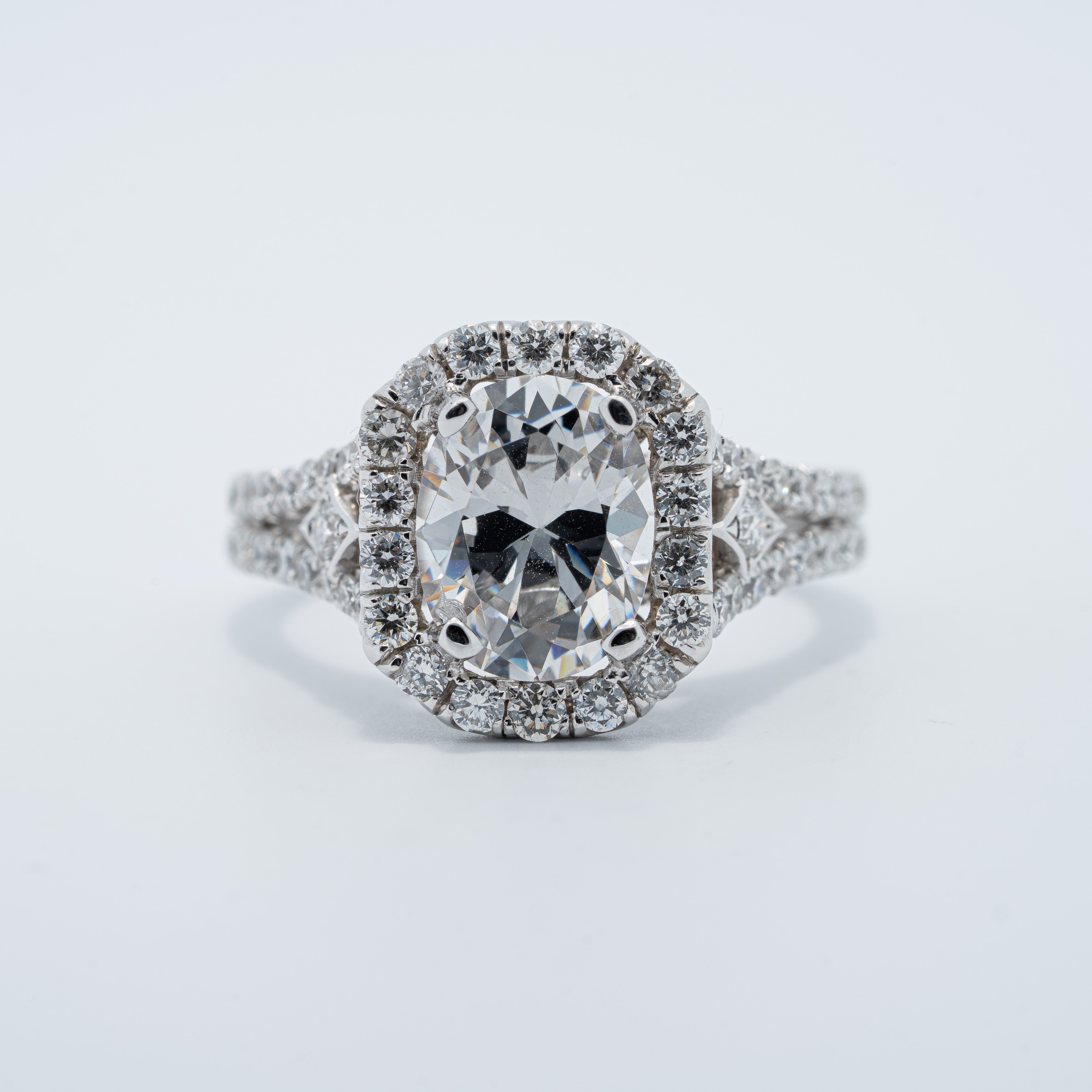 Halo Engagement Ring