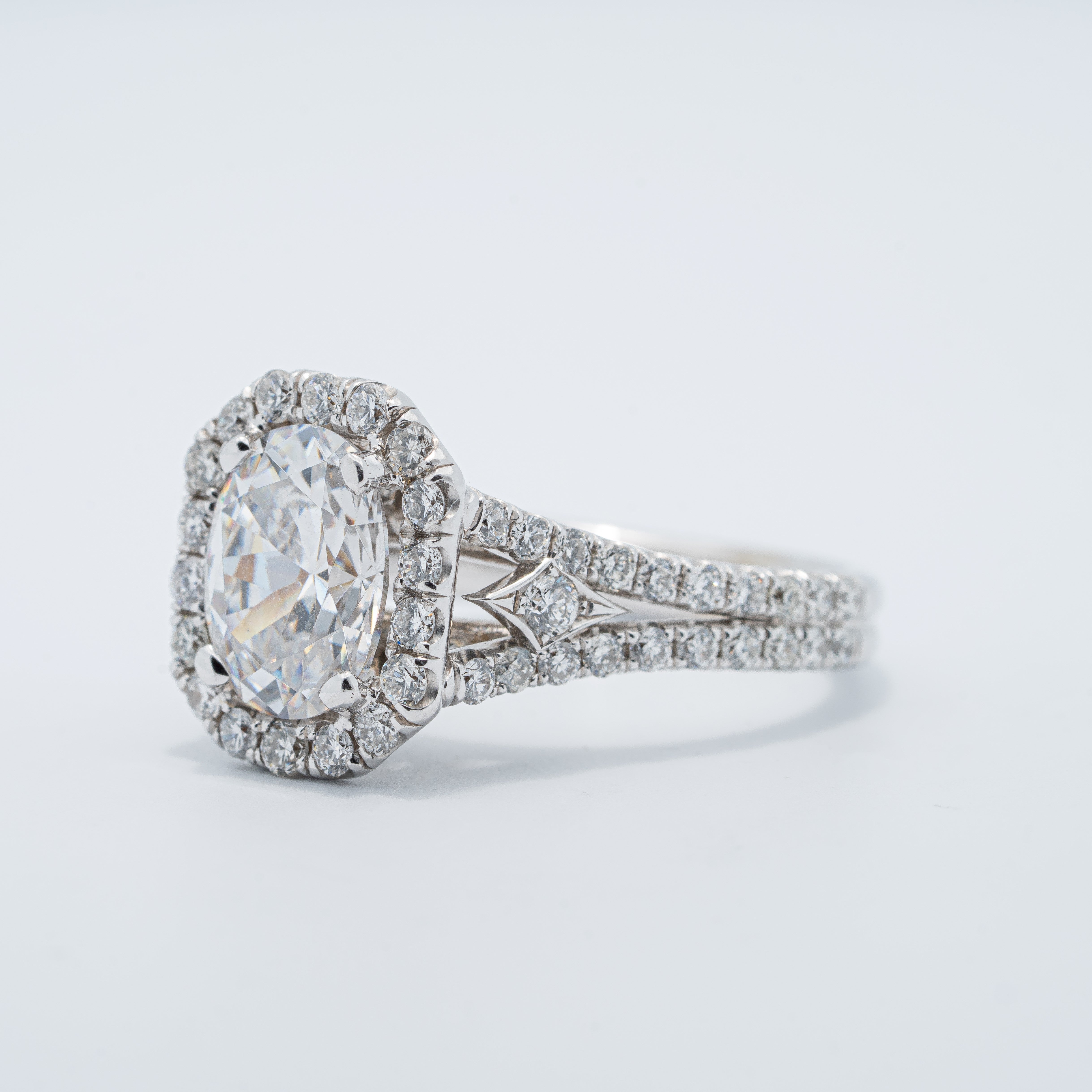 Halo Engagement Ring