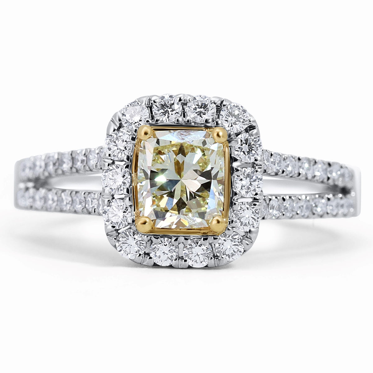 Vintage Halo Diamond Fashion Ring