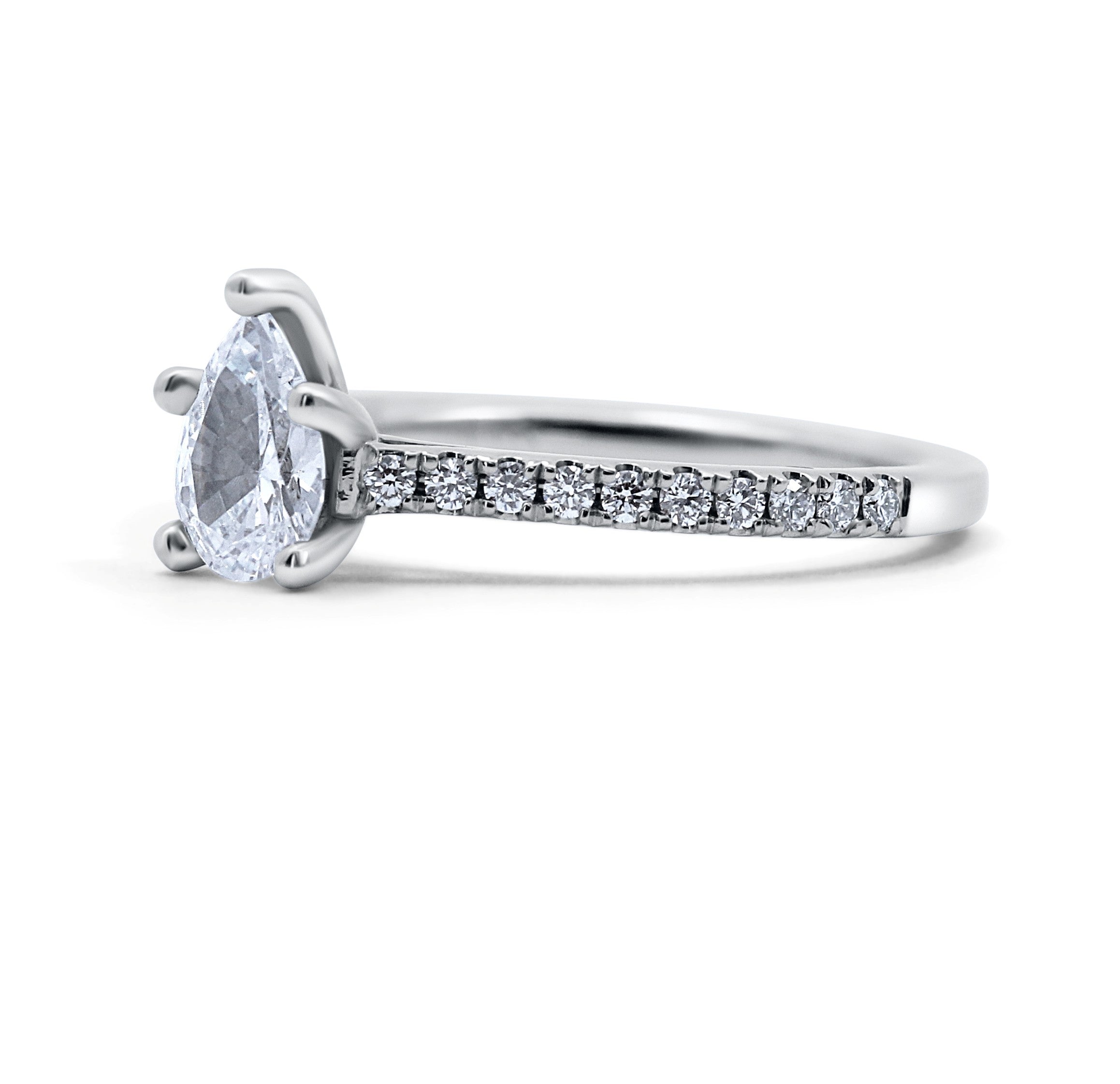Classic Pear Shape Engagement Ring