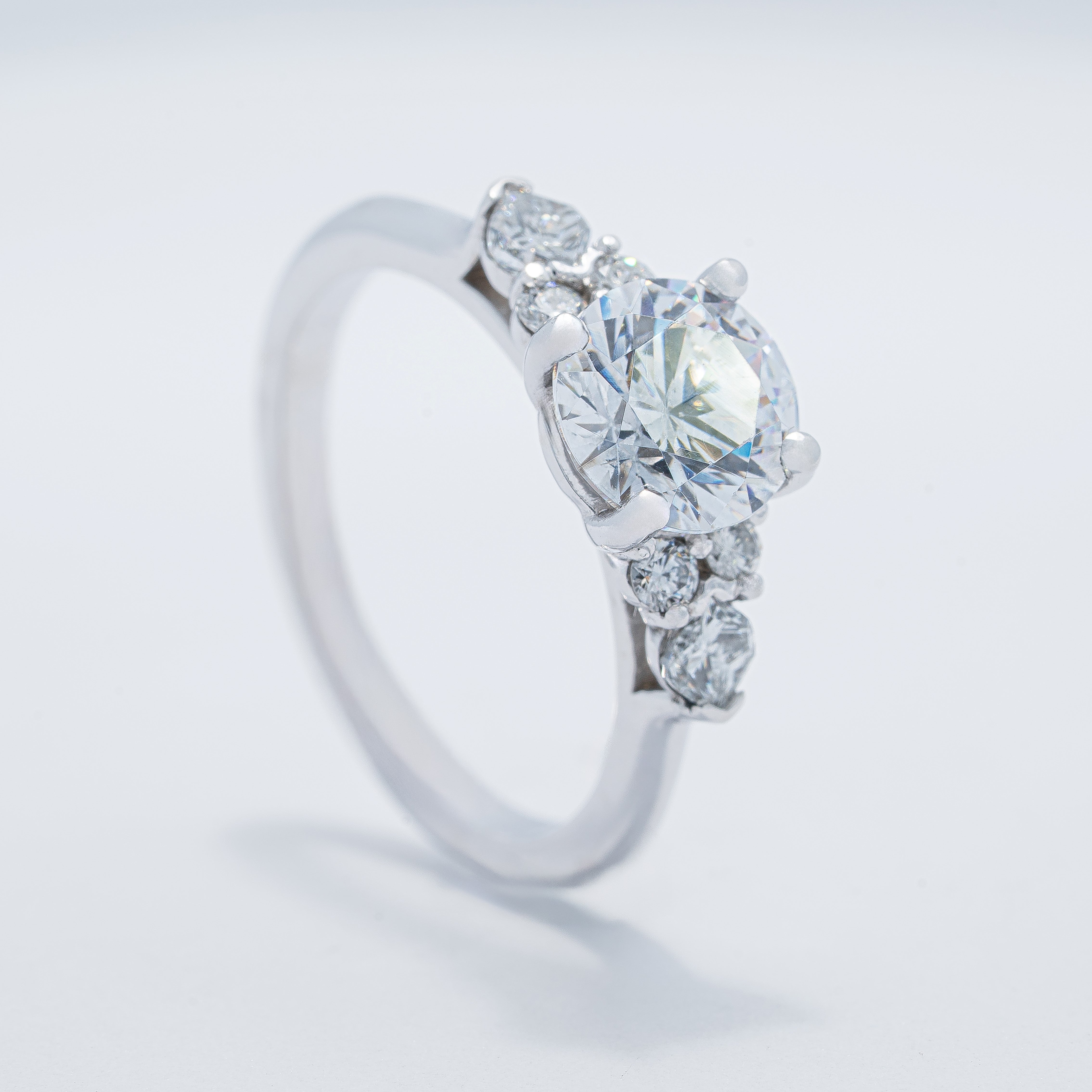 Classic Cathedral Style Engagement Ring