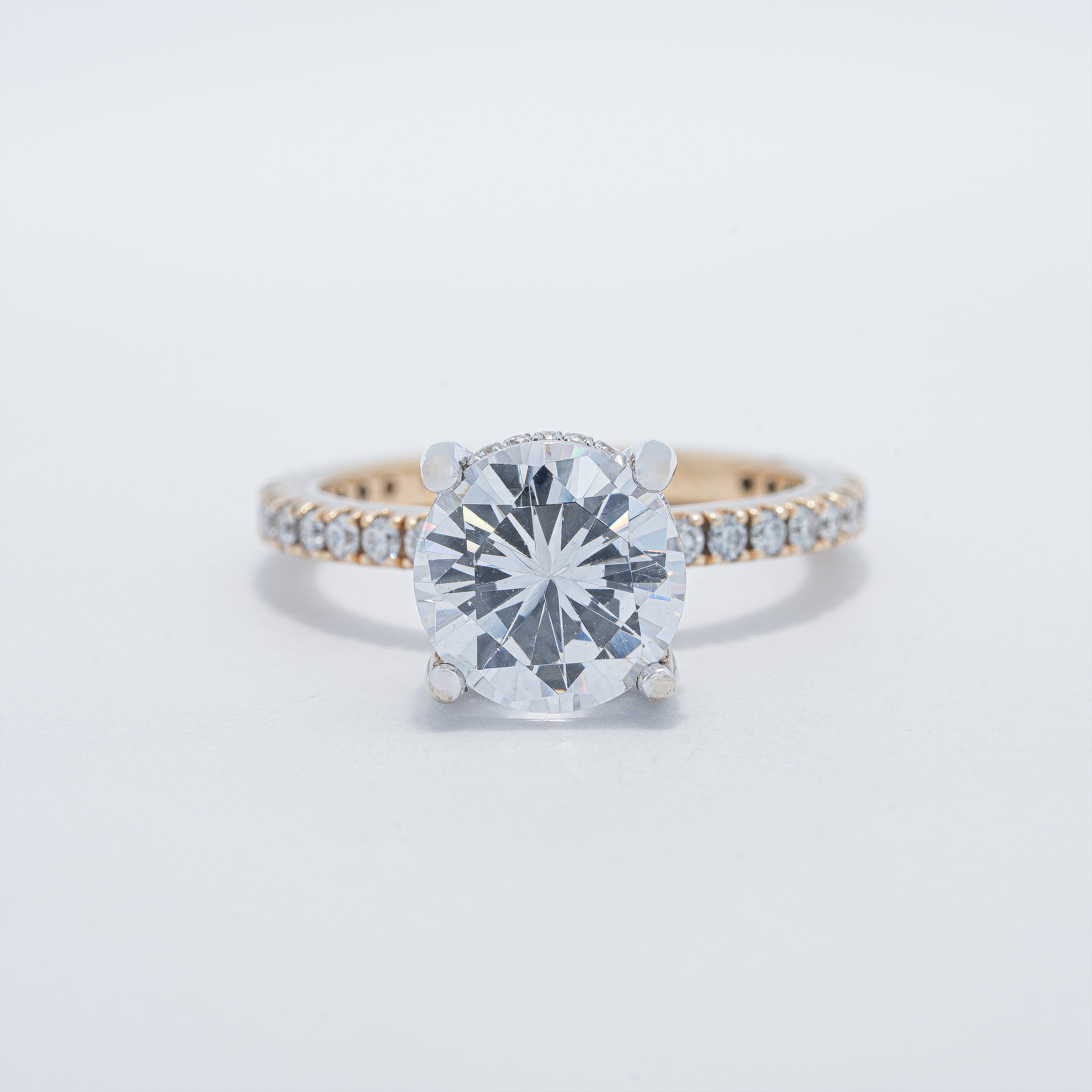 Classic Two-Tone Engagement Ring