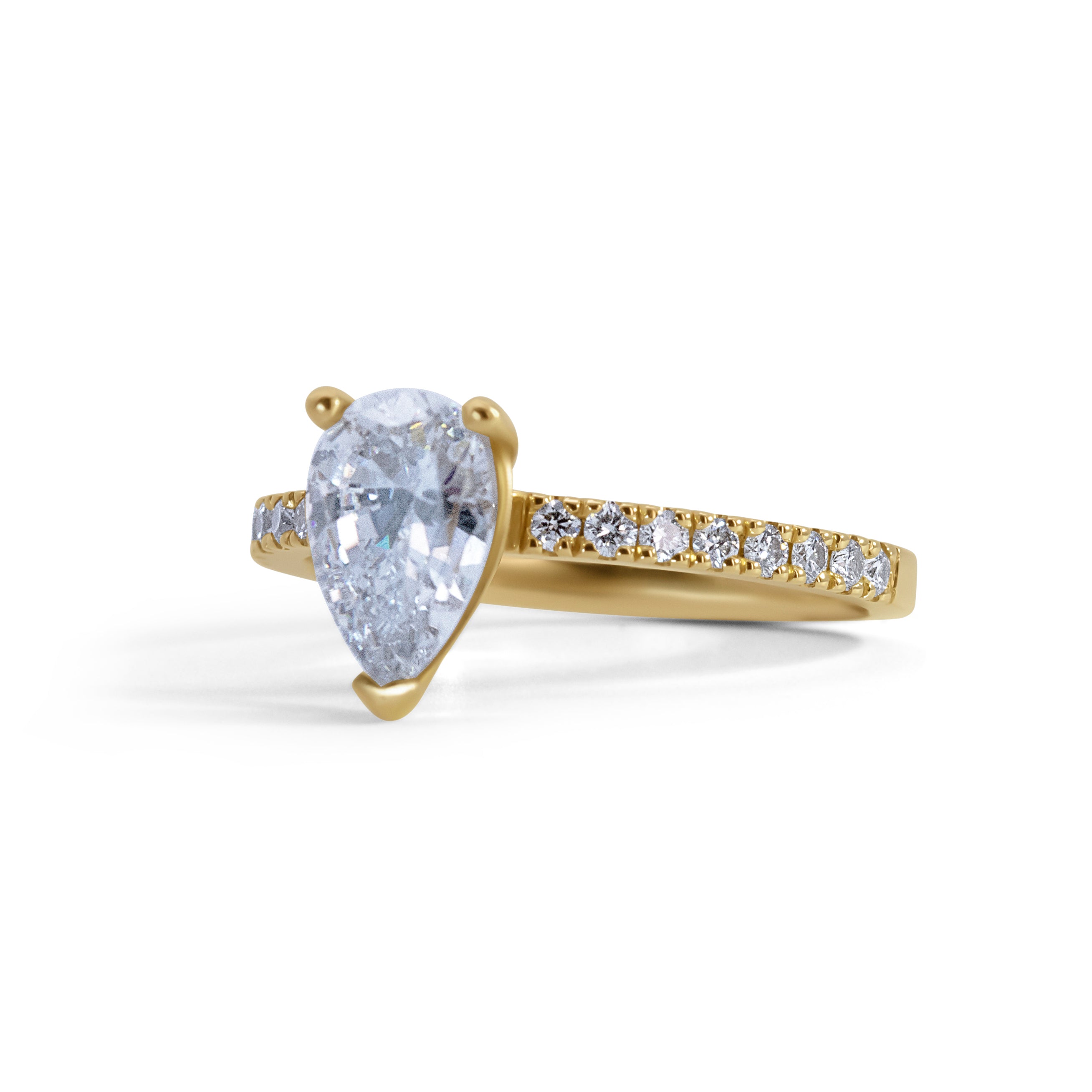 Pear Shape Engaement Ring