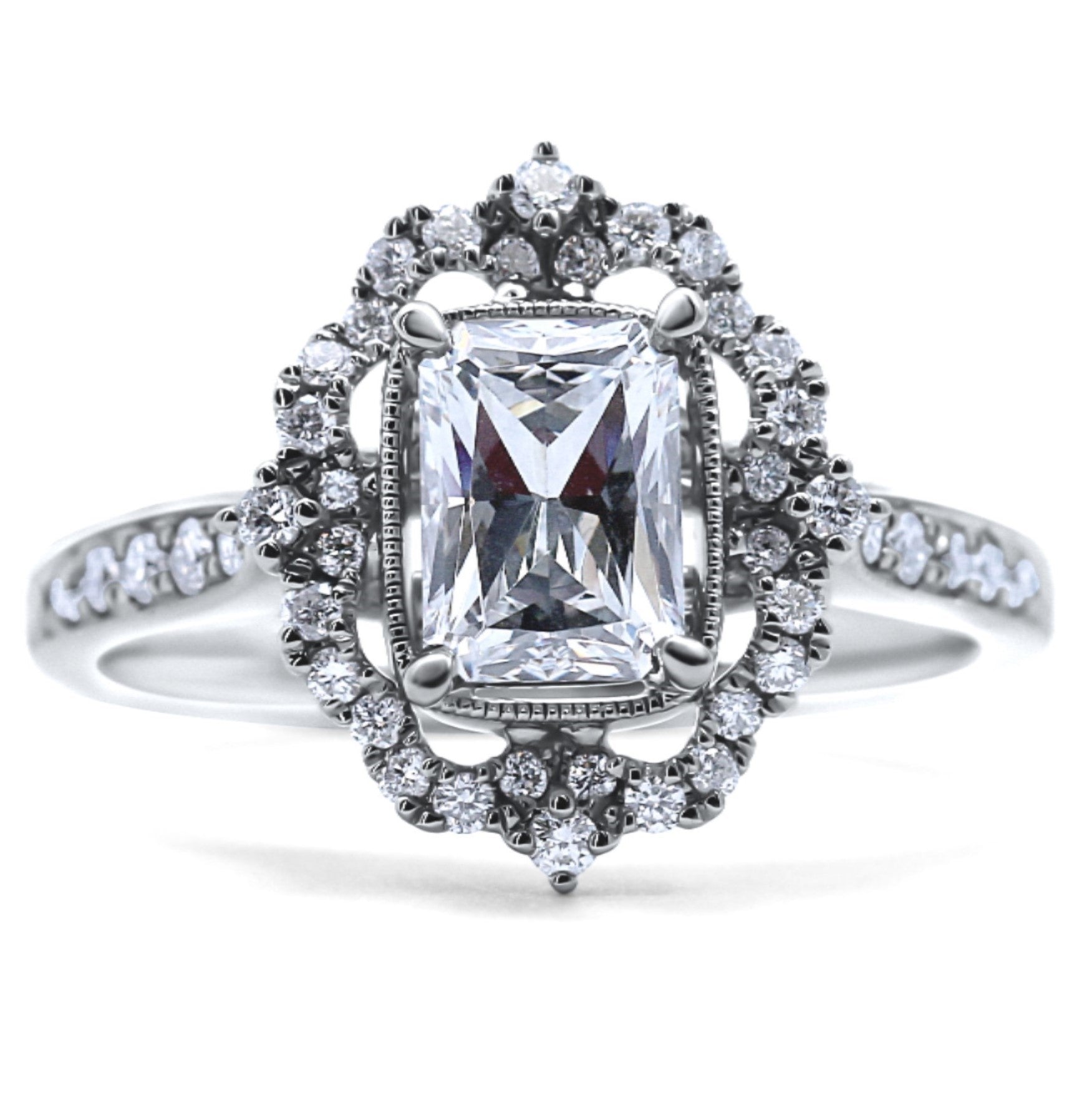 Halo Engagement Ring
