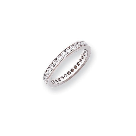 Platinum Eternity Wedding Band with Channel Set Diamonds | 0.80 Carats