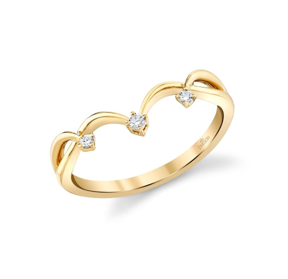 Lyria Bridal Band- Matching Band to "Flowing Vine"