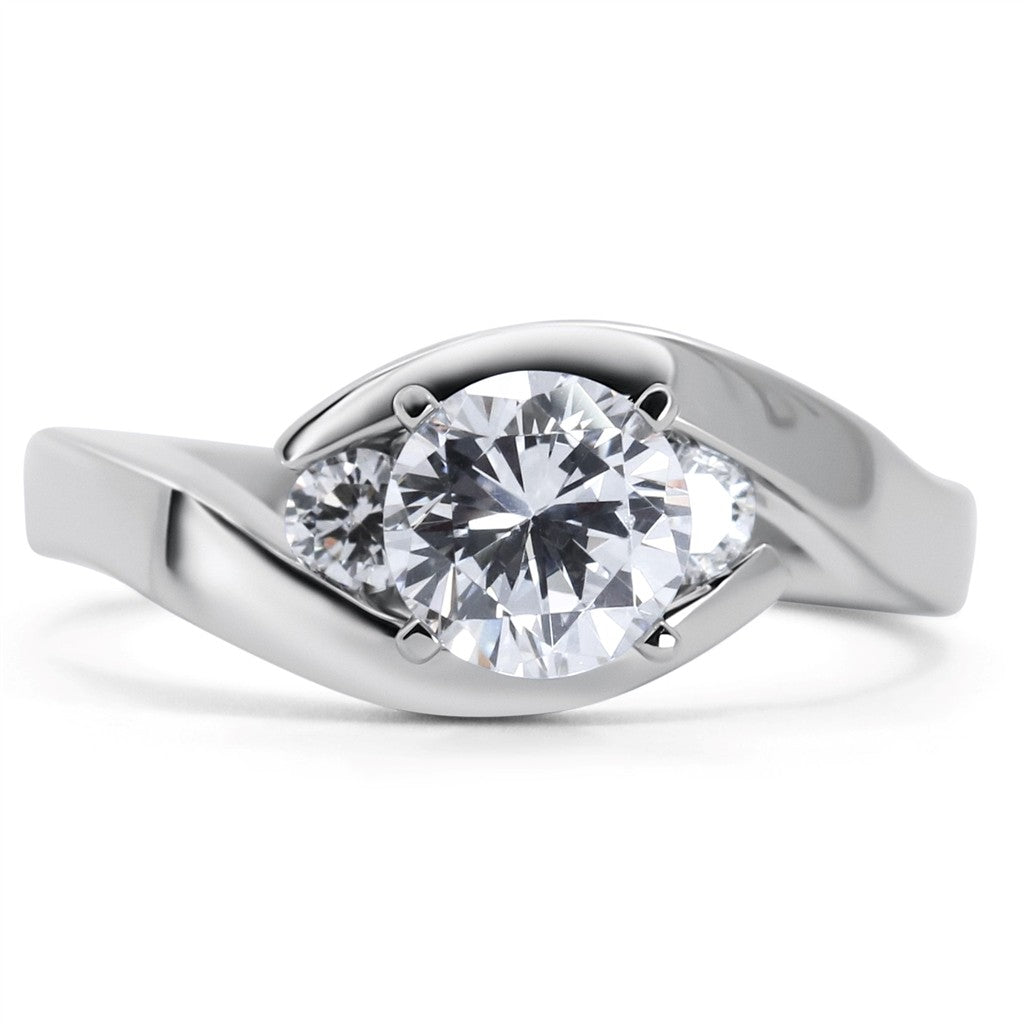 Ladies Three Stone Engaement Ring