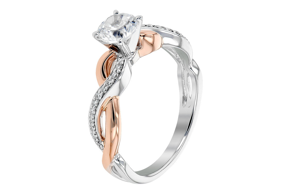 Vintage Twist Engagement Ring