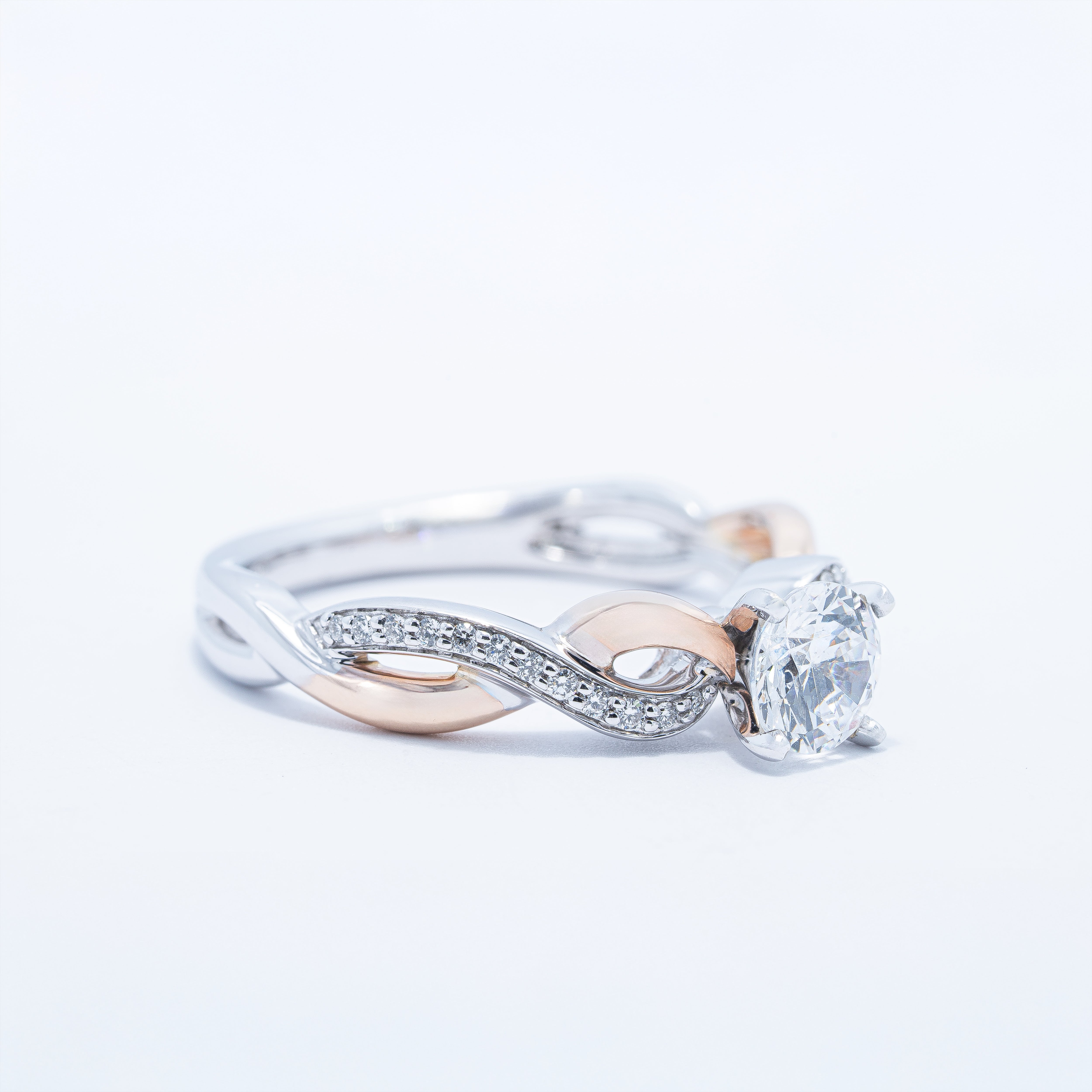 Vintage Twist Engagement Ring