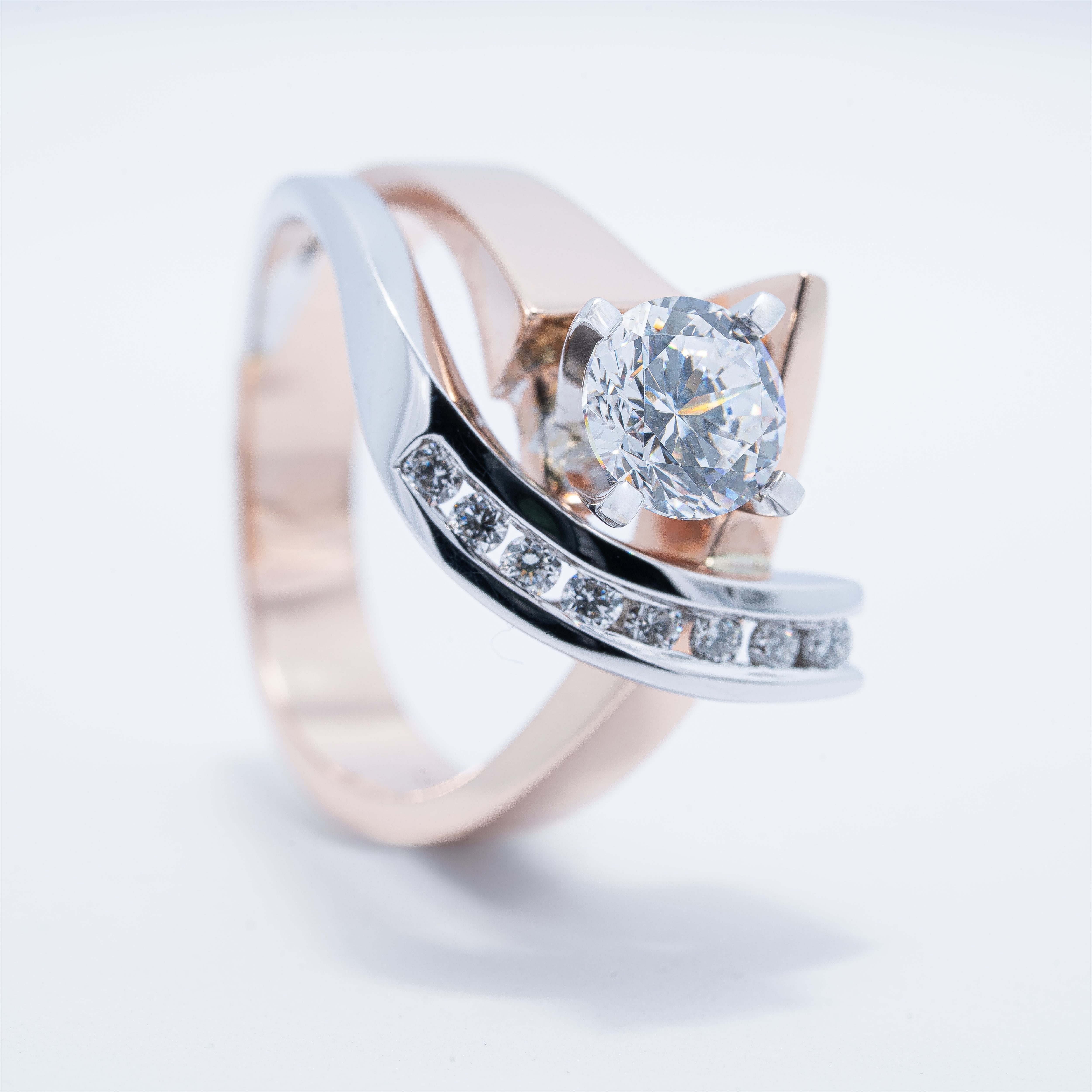 Contemporary Style Engagement Ring