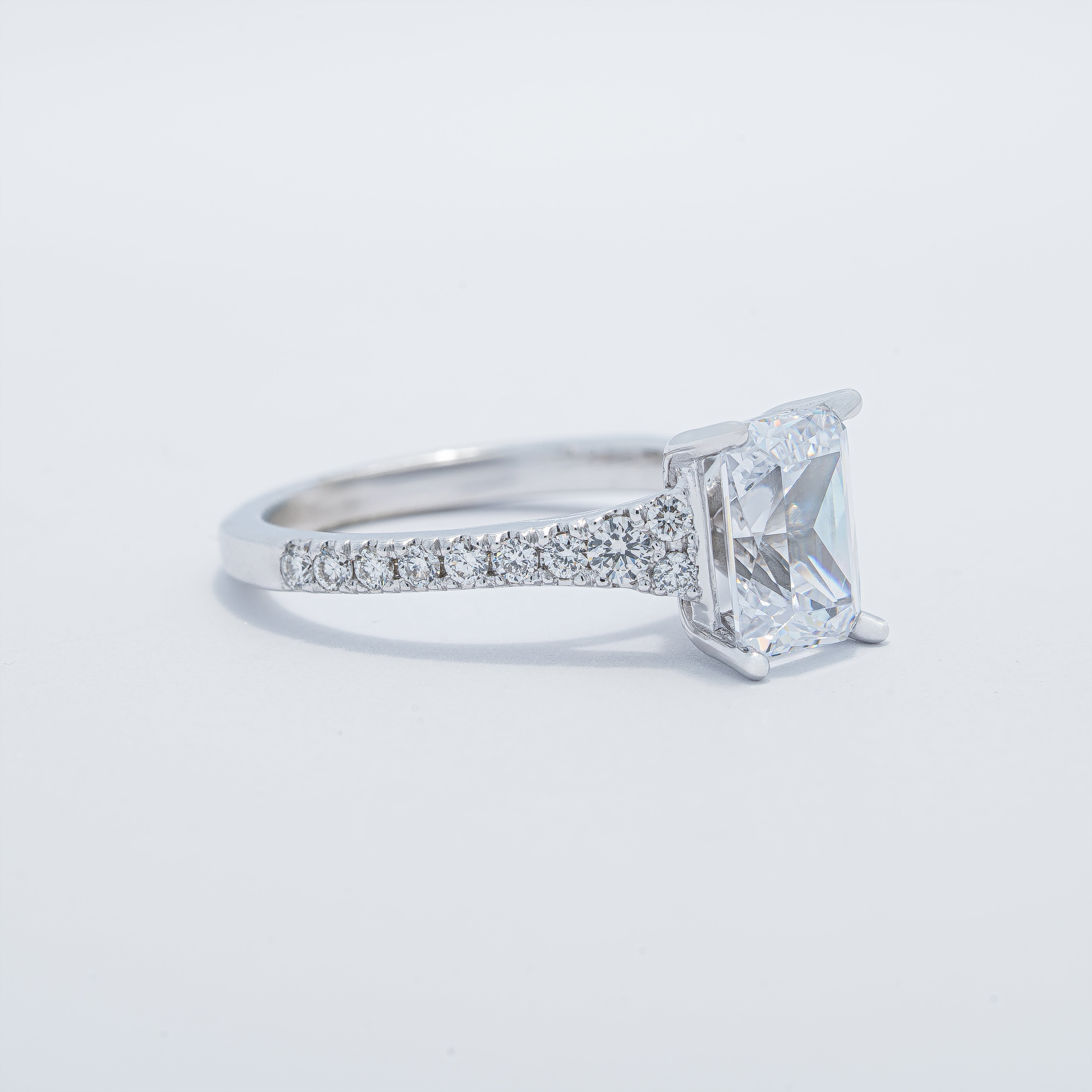 Classic Radiant Cut Engagement Ring