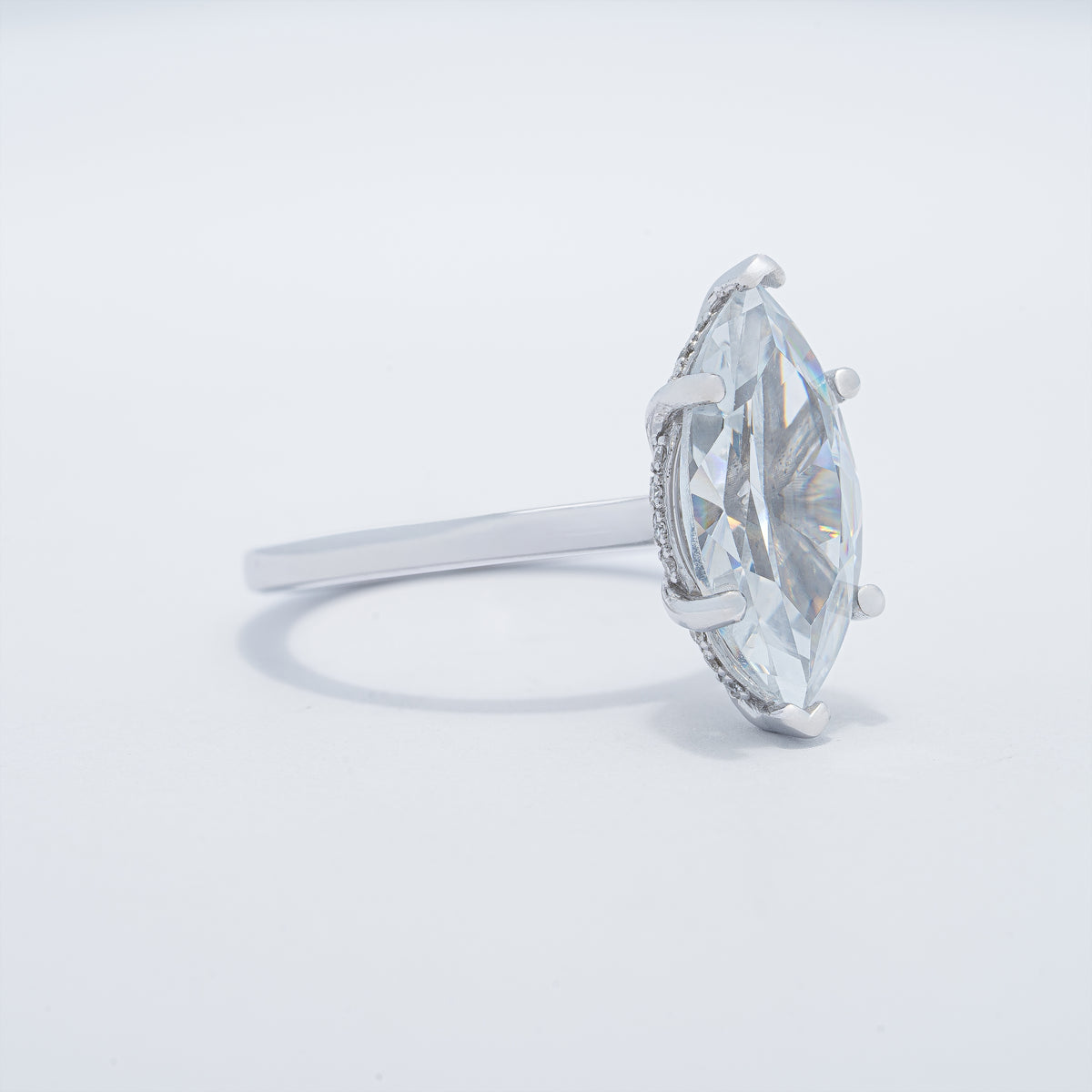 Marquise Solitaire Engagement Ring