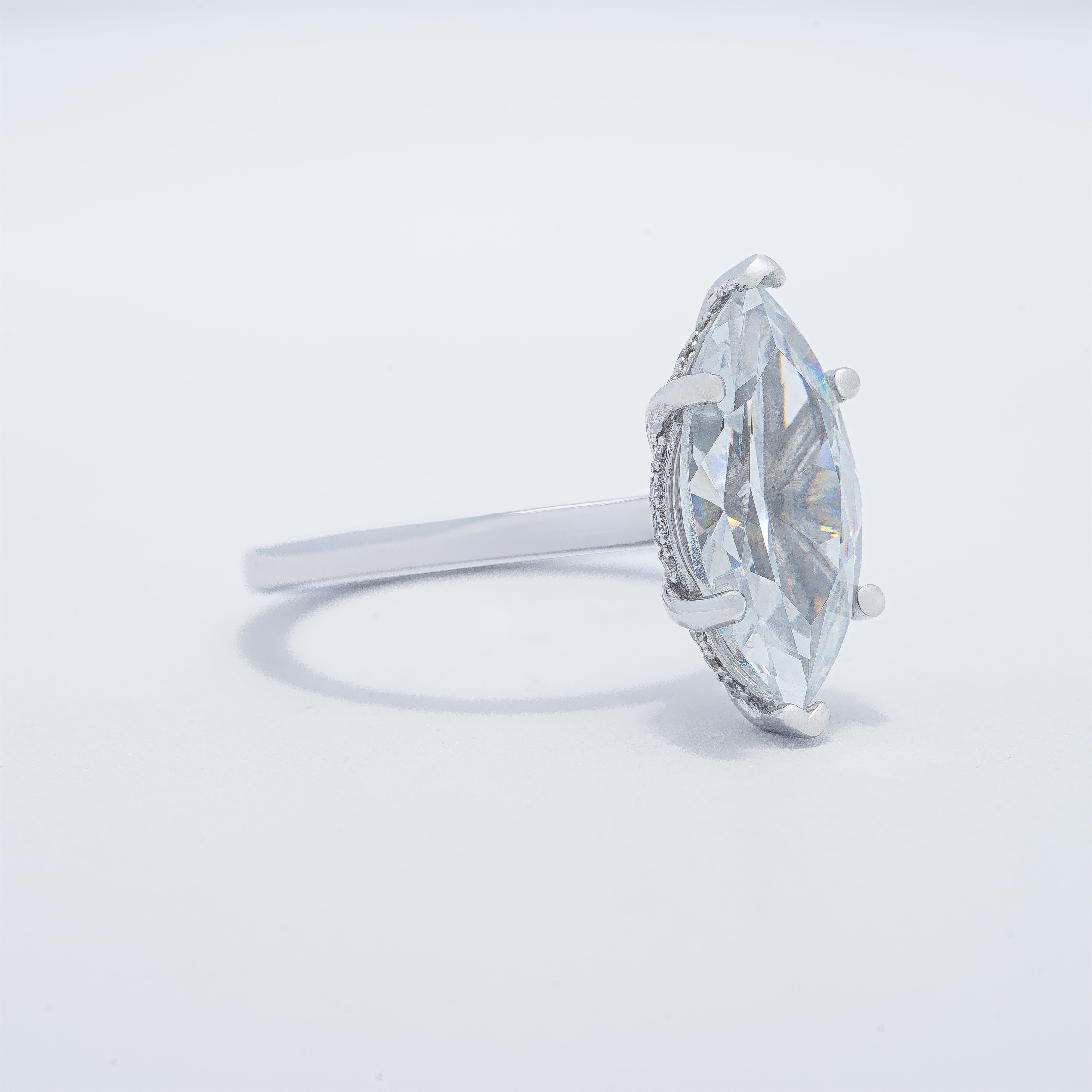 Marquise Solitaire Engagement Ring