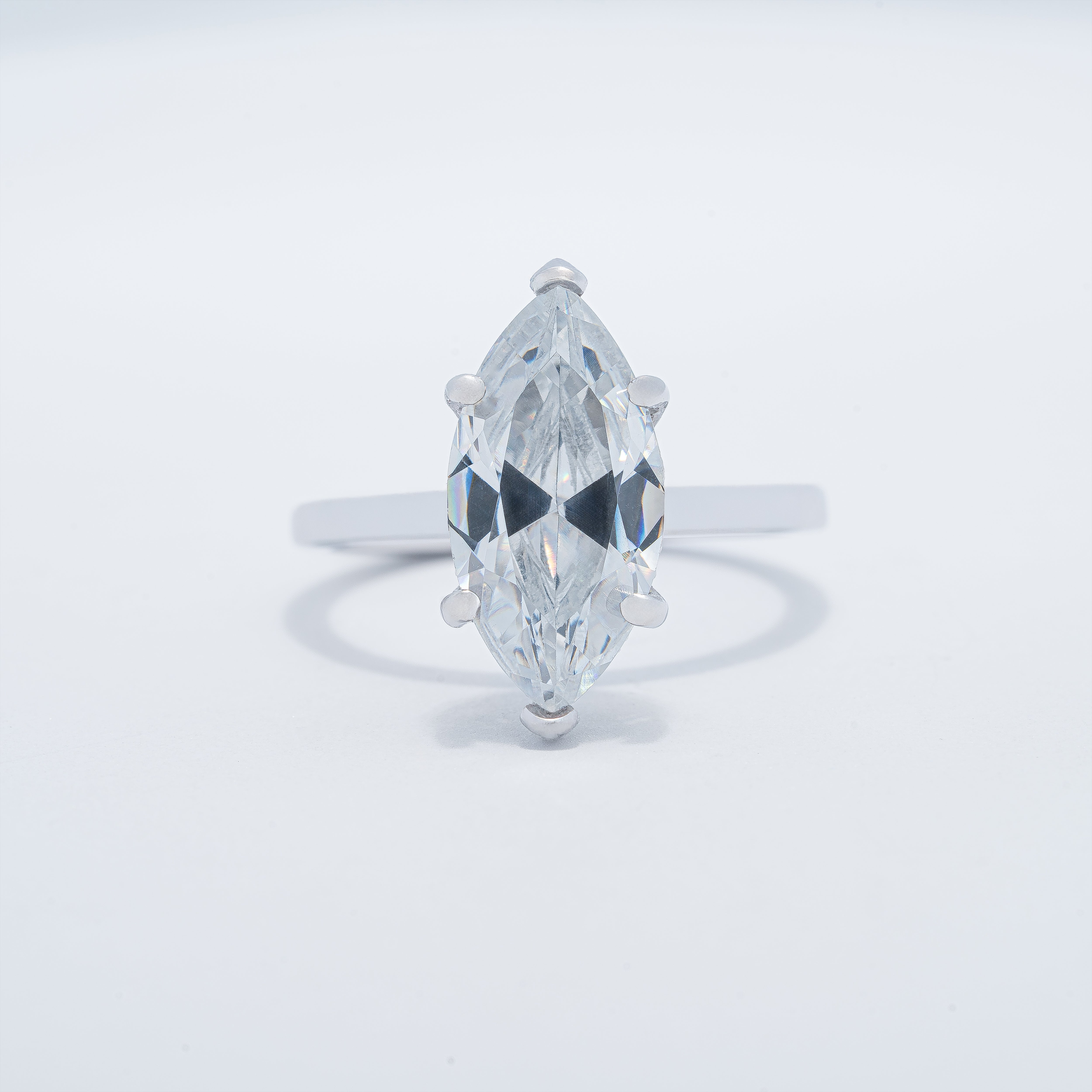 Marquise Solitaire Engagement Ring