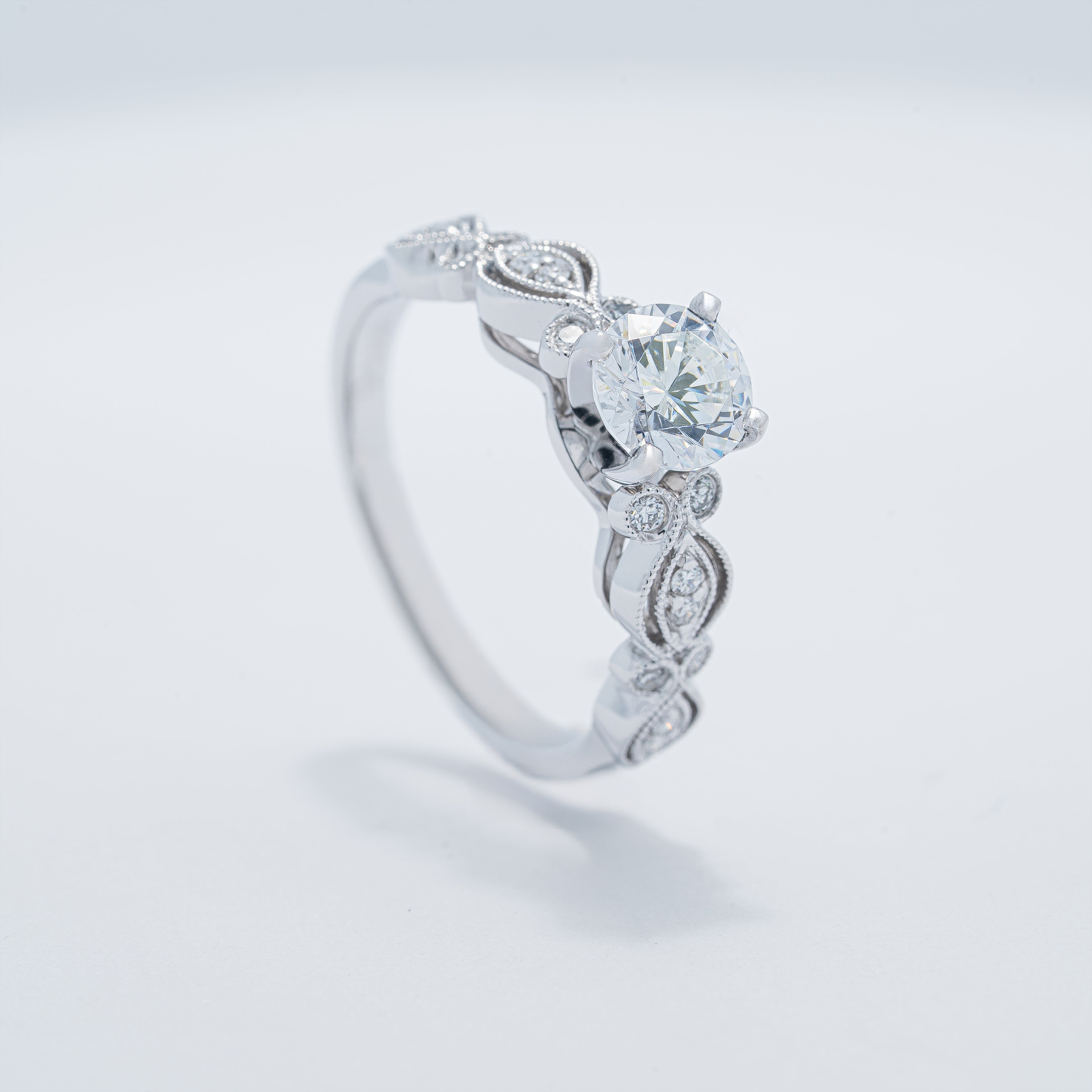 Vintage Style Engagement Ring