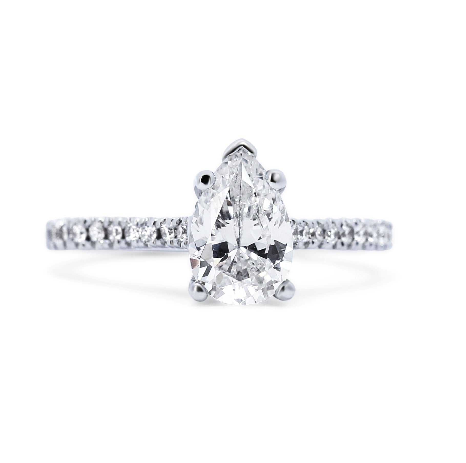 Classic Pear Shape Engagement Ring
