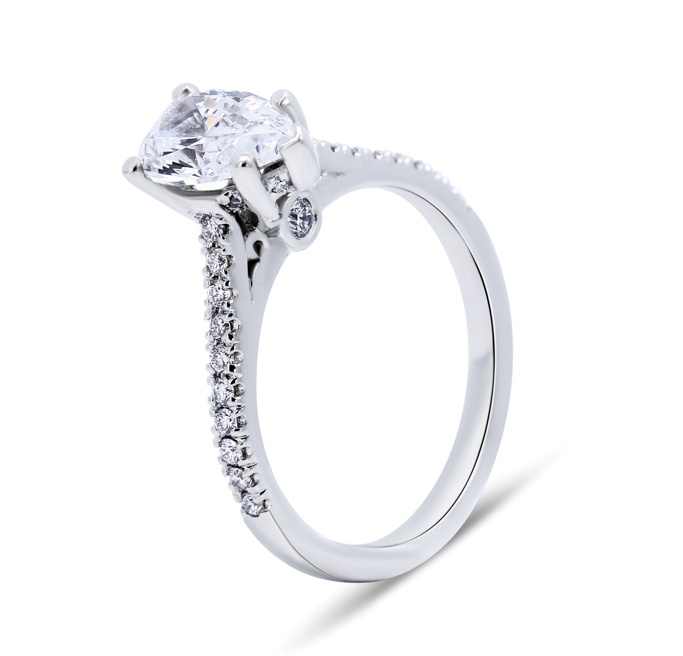Classic Pear Shape Engagement Ring