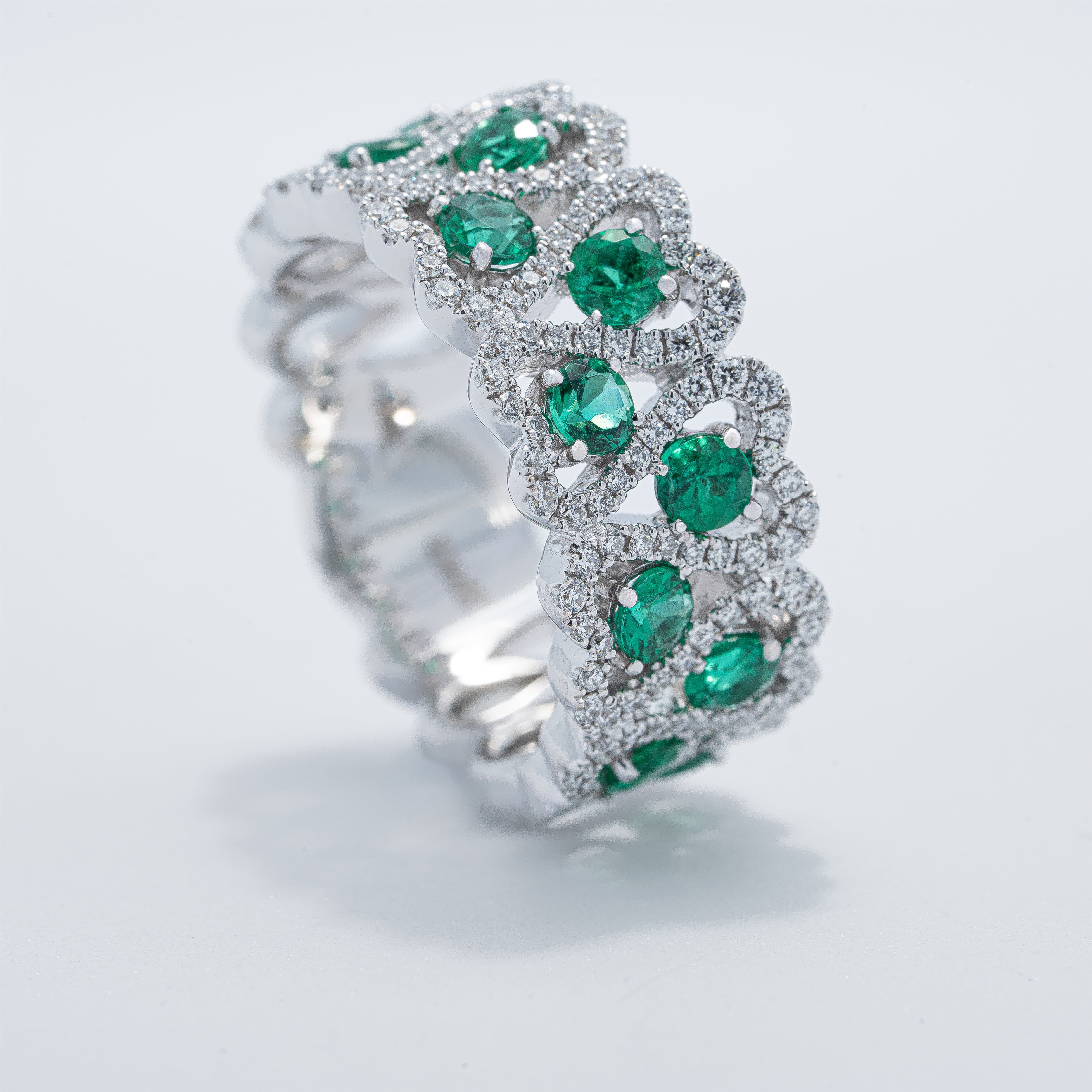 Contemporary Colored Stone Ring