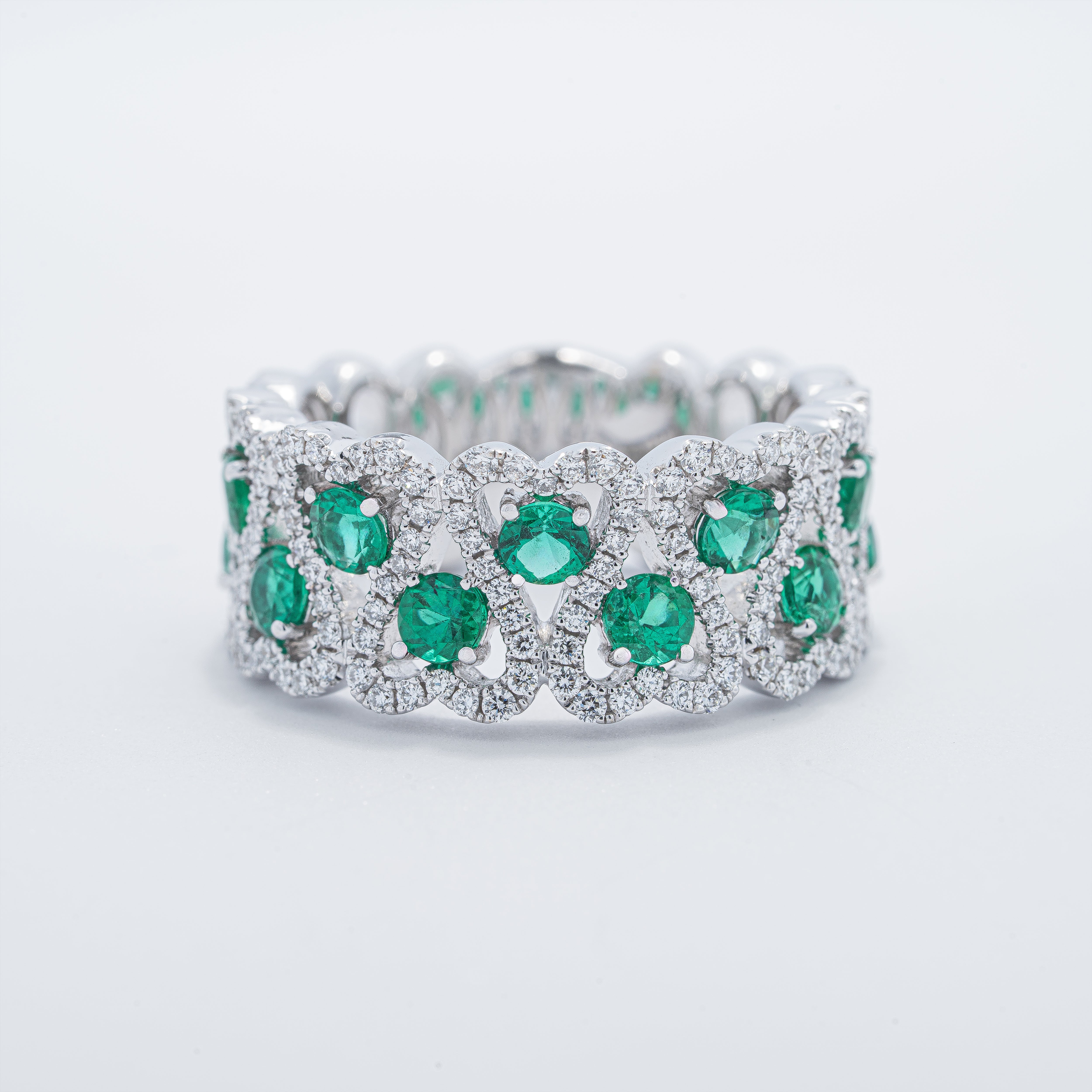 Contemporary Colored Stone Ring