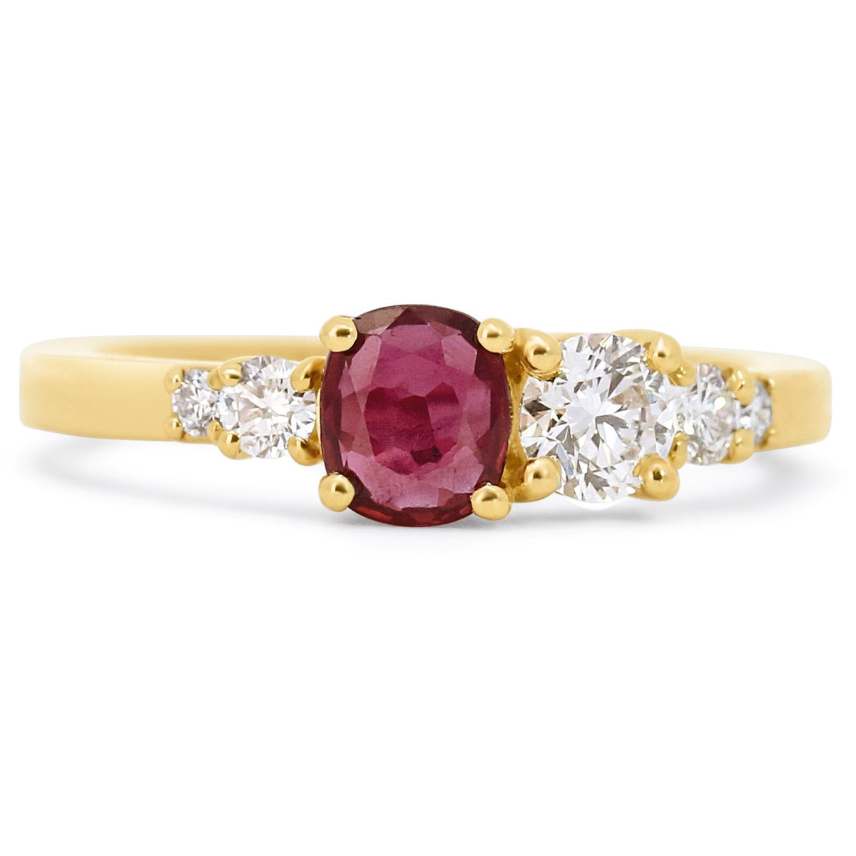 Contemporary Colored Stone Ring