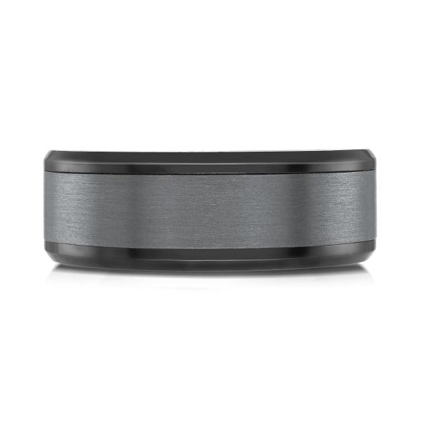 Tanatalum Grey & Black Wedding Band