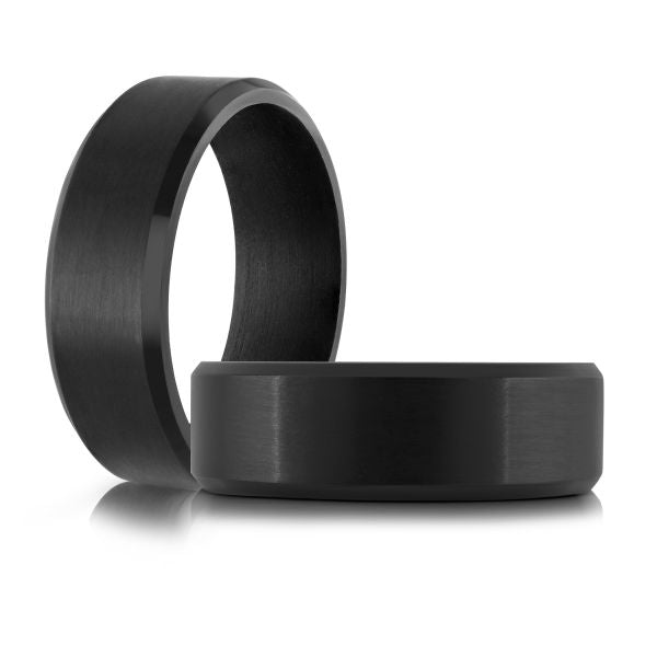 Tantalum Black Wedding Band
