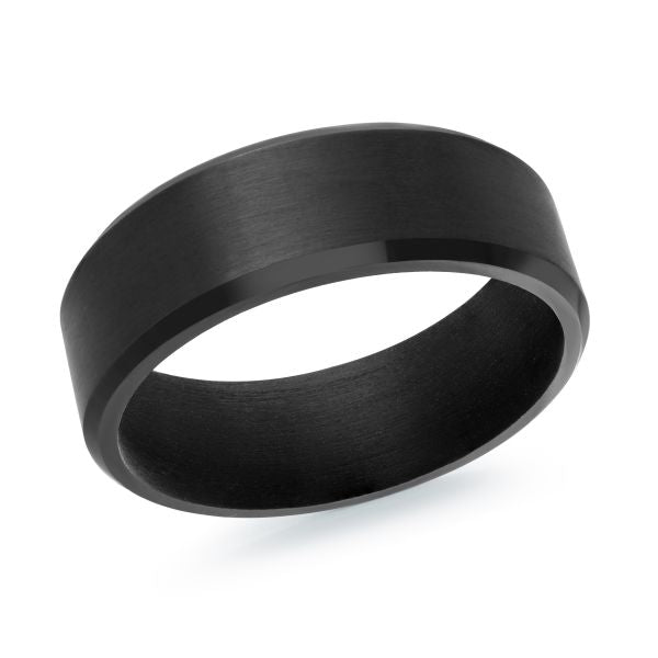 Tantalum Black Wedding Band