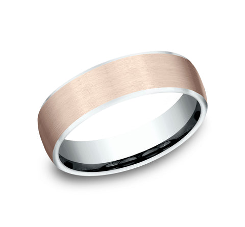 The Realm 14 Karat Two-Tone Wedding Band