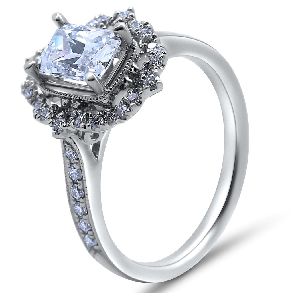 Halo Engagement Ring