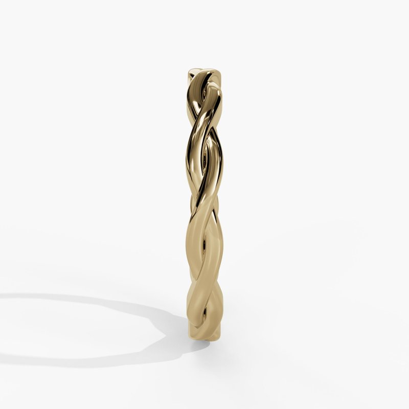 14K Twisted Vine Stacking/Wedding Band