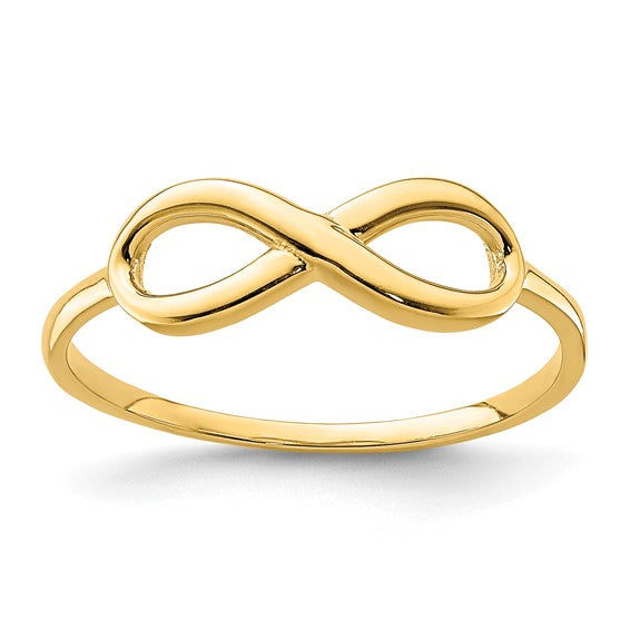 14K Yellow Gold Infinity Fashion Ring | Joe Kassab Jewelers