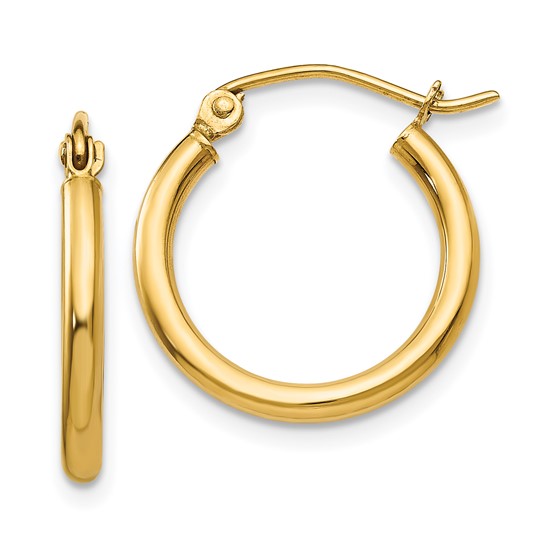 14K Classic Hoop Earrings