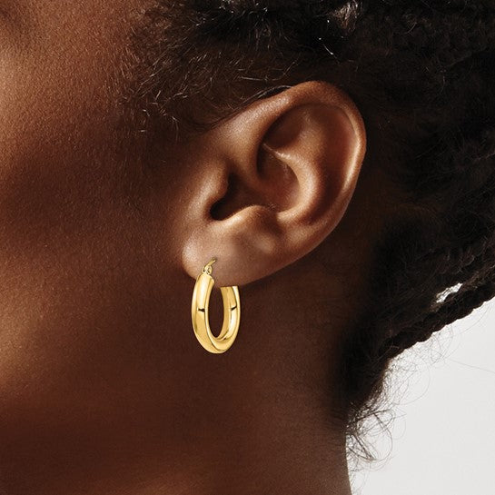 Classic Tube Hoop Earrings