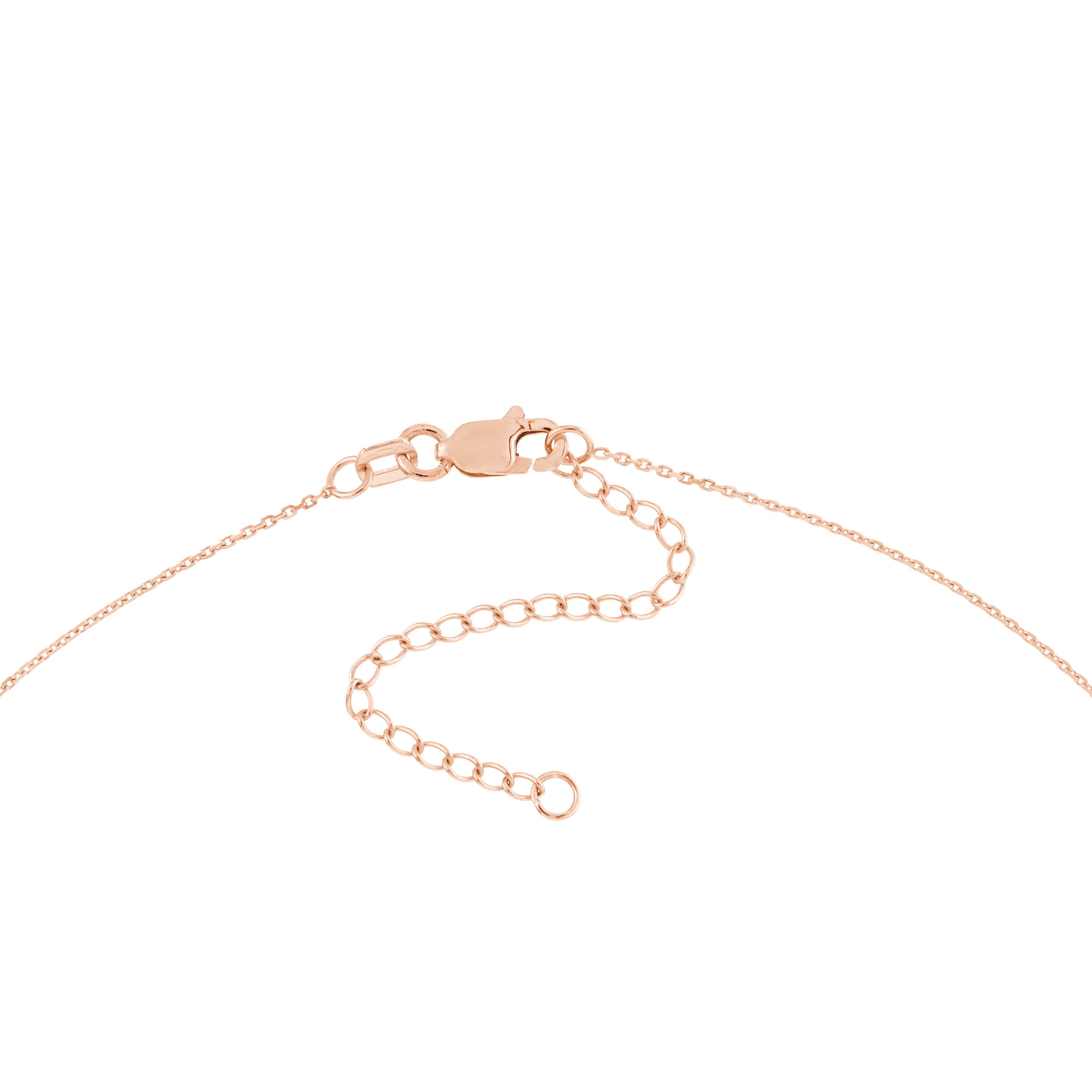 14 Karat Rose Gold Engraveable Bar Necklace