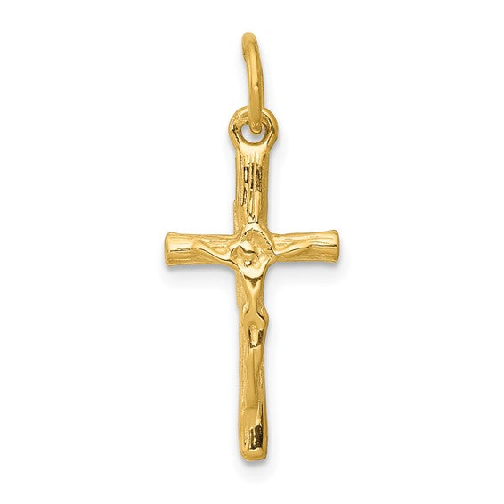 14K Yellow Gold Crucifix Cross Pendant | Joe Kassab Jewelers