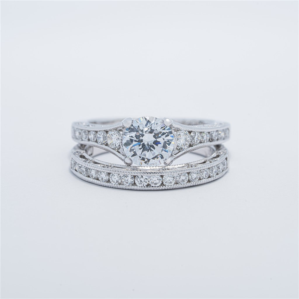 Modern Channel Style Wedding Set