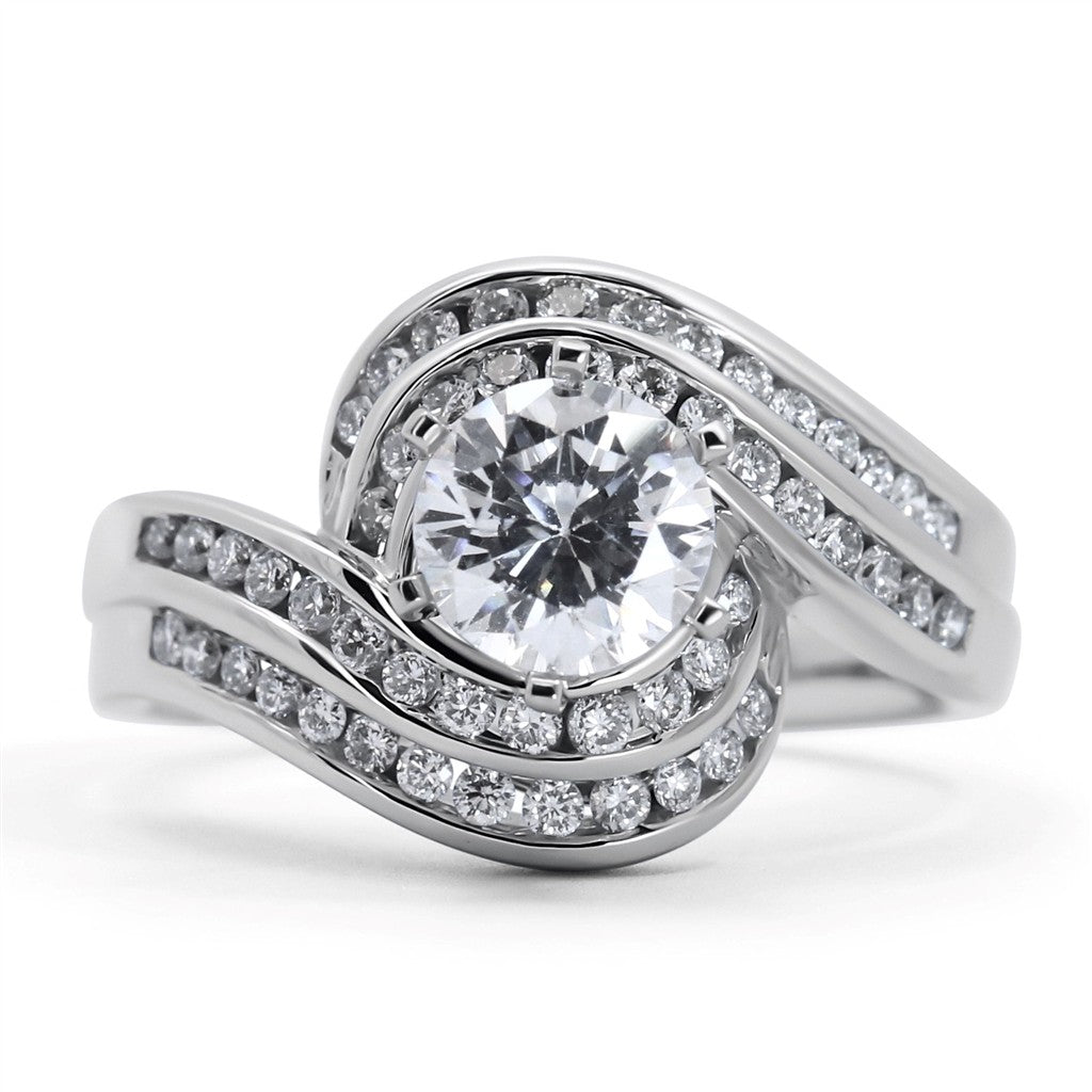 Contemporary Style Engagement Ring
