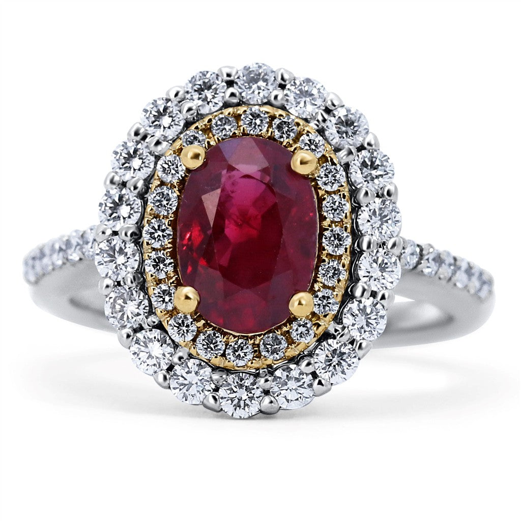 Contemporary Colored Stone Ring