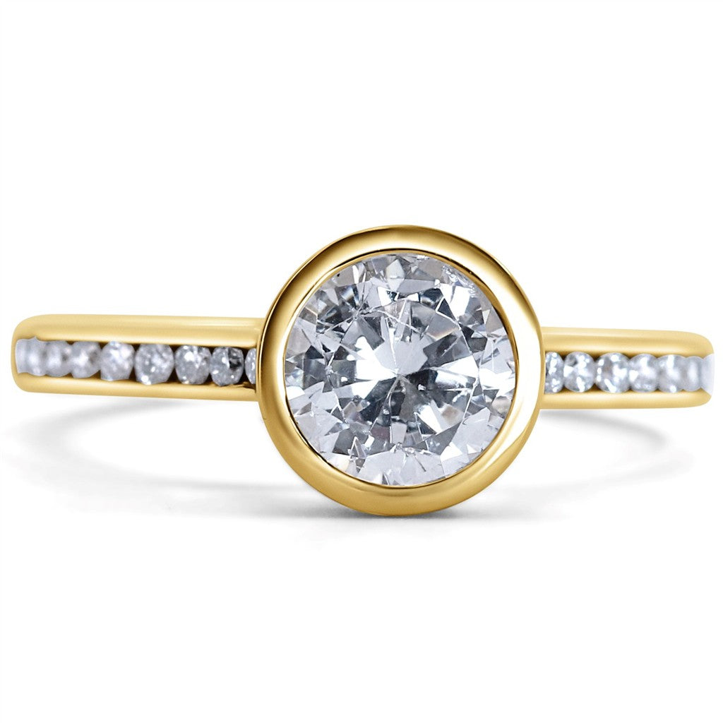 Modern Cathedral Engagement Ring