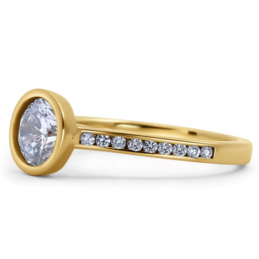 Modern Cathedral Engagement Ring